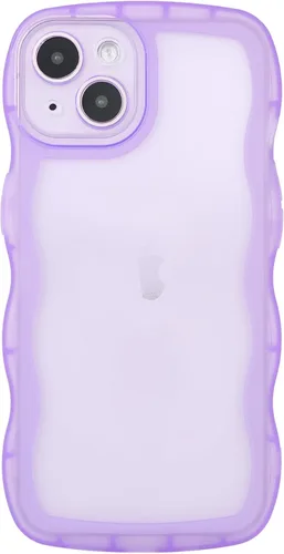 Miniatura 150 de SKYLMW Compatible con iPhone 6s Plus/6 Plus Case de 5.5", Linda Kawaii Marco Ondulado Rizado Forma de Marco Funda de Silicona Suave Resistente a