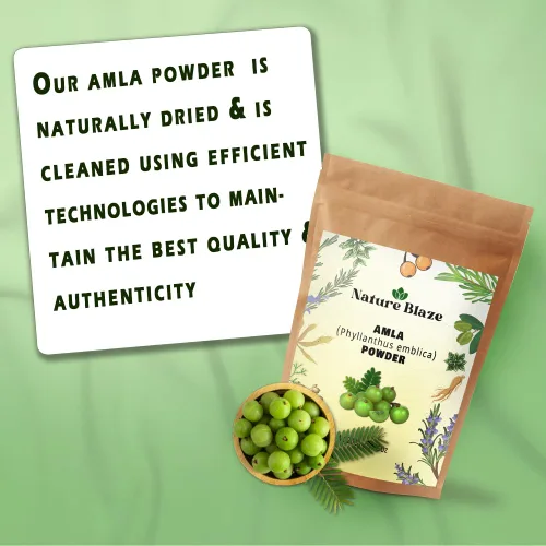 Miniatura 3 de Nature Blaze Amla en polvo natural (7.05 oz/7.0 onzas, polvo Awla)