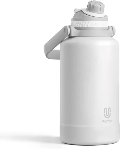Miniatura 21 de Botella de agua aislada de 24 onzas, acero inoxidable al vacío de doble pared, diseño de boca ancha, botella reutilizable a prueba de fugas