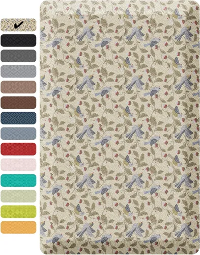 Miniatura 12 de Ophanie Tapetes de cocina para piso, alfombras de cocina, 20 x 32 pulgadas, antifatiga, tapete acolchado de pie, impermeable, cómodo tapete Gris