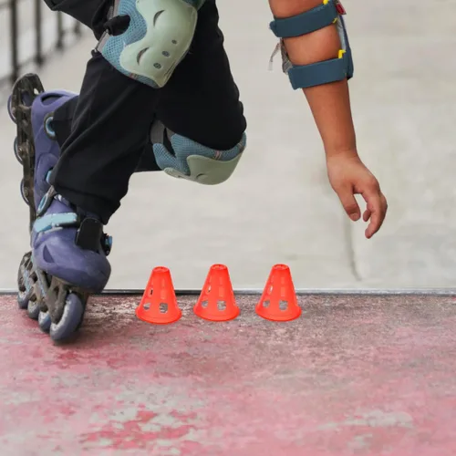 Miniatura 4 de BESPORTBLE 20pcs Mini Conos De Plástico Entrenamiento Agilidad Entrenamiento Conos De Fútbol Marcado De Campo Para Fútbol Baloncesto Patinaje Niños