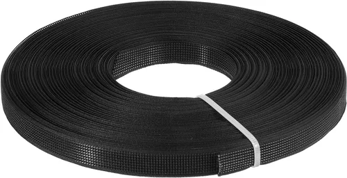 Miniatura 66 de uxcell Deshuesado para coser, 1 pieza de 5 yardas y 0.236 in – corsé de poliéster de alta densidad para vestido de novia, vestido de novia (negro)