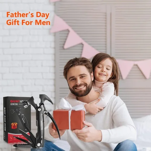 Miniatura 9 de Regalos para hombres, multiherramienta de martillo 12 en 1, rellenos de calcetines para hombres, rellenos de calcetines de Navidad para adultos