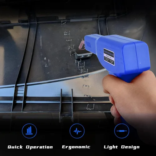 Miniatura 2 de Soldador de plástico Wrdlosy, 800 piezas de grapas, kit de soldadura de plástico, imprescindible para bricolaje, encendido/apagado instantáneo, kit