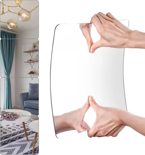 Miniatura 2 de JEOYOO Espejo de Pared de Cuerpo Entero, Espejos para Puerta, Espejo Acrílico Económico, Espejos de Gimnasio Irrompibles para Gimnasio en Casa