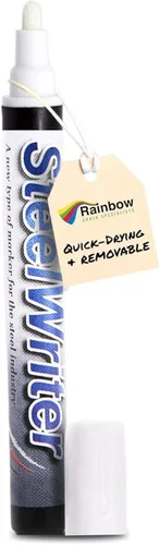Miniatura 8 de Marcador industrial para escribir y dibujar en acero y metales, marcadores de pintura extraíbles lavables, pintura metálica de borrado húmedo, Azul