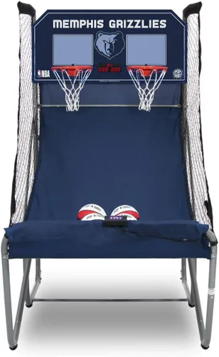 Miniatura 10 de Pop-A-Shot - Home Dual Shot Arcade Basketball Game with NBA Graphics l Sensor Scoring l 16 Game Modes l 7 Balls l Foldable Storage l for All NBA Fans