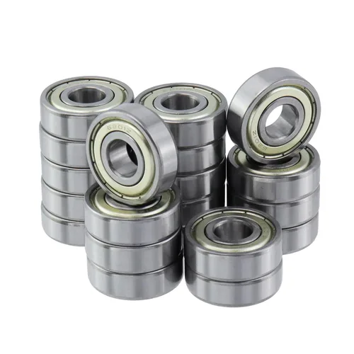 Miniatura 8 de Antrader Paquete de 20 rodamientos radiales de doble blindaje MR63ZZ de 0.118 in x 0.236 in x 0.098 in