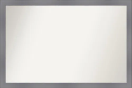 Miniatura 166 de Amanti Art Espejo personalizado, espejo de baño gris plomo a rayas, espejo de pared o espejo de tocador de baño sobre el fregadero