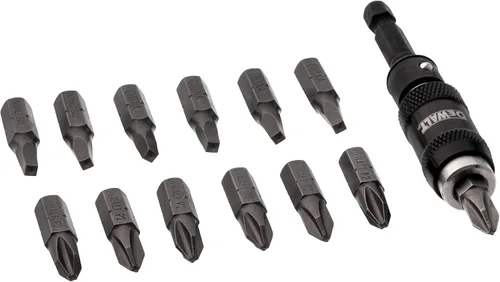 Miniatura 3 de DEWALT Set de soporte de broca pivotante con puntas para atornillar y soporte de broca magnético, 14 piezas (DWPVTC14)