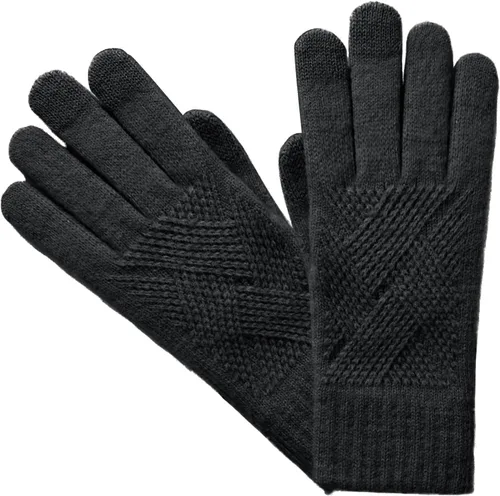 TOBEHIGHER Guantes de invierno Guantes para mujer para clima frío, guantes de invierno para pantalla táctil, guantes de punto de lana de alpaca