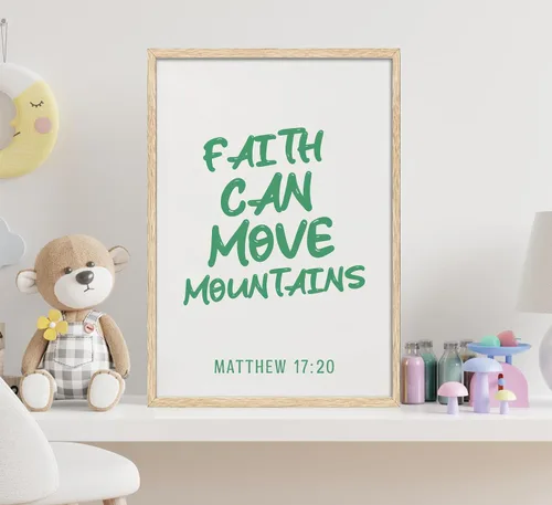 Miniatura 9 de Conjunto de 6 impresiones de pared de lona cristiana para guardería, versículos bíblicos para niños, citas inspiradoras, pintura, imagen, decoración