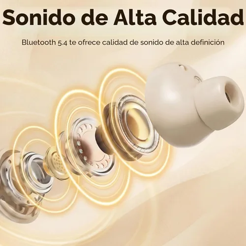 Miniatura 4 de Auriculares para dormir de lado, mini auriculares inalámbricos 2 en 1 con Bluetooth para dormir, discretos auriculares intrauditivos para pequeños