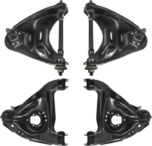 Miniatura 27 de TRQ Brazo de control delantero superior e inferior con rótula juego de 4 piezas compatible con Land Rover Range Rover 2003-2012