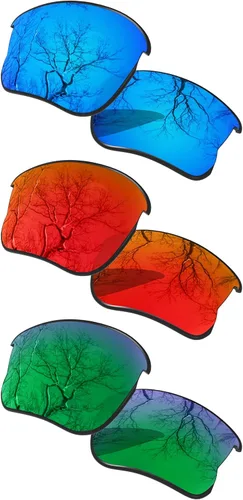 Miniatura 13 de ToughAsNails Juego de 3 lentes polarizadas de repuesto para Oakley Flak Jacket XLJ Pack
