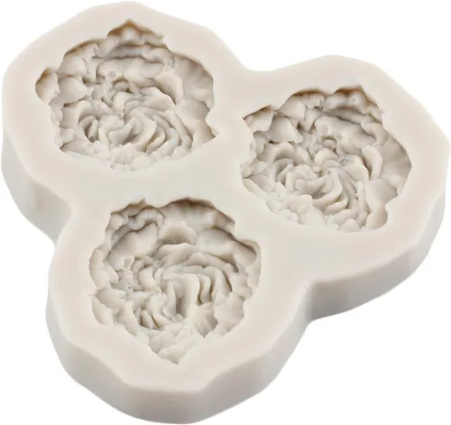 Miniatura 9 de Sijiangmold Frangipani - Molde de silicona para flores de plumeria, molde de flores de peonía, molde de flores de pensamiento para decoración