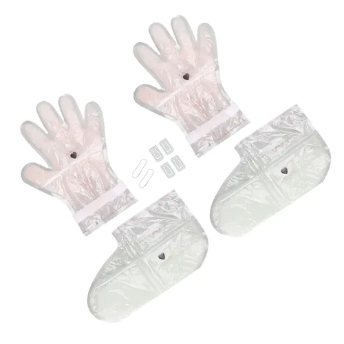 Miniatura 7 de Mascarillas hidratantes para manos y pies, mascarillas hidratantes intensivas para manos y pies, talón agrietado seco para manos, set de regalo