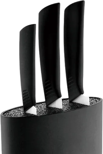 Miniatura 2 de San Ignacio Bergner - Bloque universal para cuchillos, negro, tereftalato de polietileno, estilo moderno