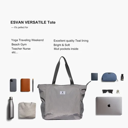 Miniatura 5 de Bolsa para esterilla de yoga ESVAN, bolsa de mano para yoga, bandolera para esterilla de yoga, bolsa de transporte para oficina, yoga, pilates, F