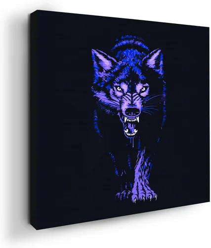 Miniatura 72 de Mavis Print - Lienzo decorativo para pared con diseño de conejo/conejo, 36 x 36 pulgadas, decoración de pared de animales impresos en HD y marco