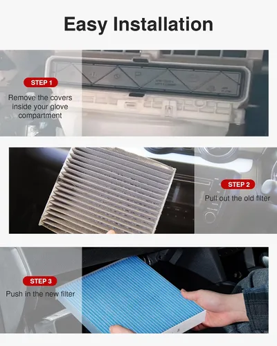 Miniatura 7 de Puroma Filtro de Aire de Cabina, Compatible con Subaru, Toyota Camry, RAV4, Highlander, Corolla, Sienna, Prius, Venza y Avalon, Lexus, Mazda