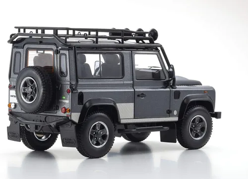 Miniatura 2 de Kyosho KY8901TR 1:18 Land Rover Defender 90-Dark Grey Coche miniatura coleccionable, multicolor