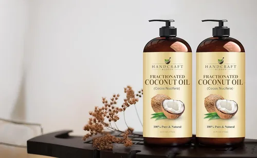 Miniatura 7 de Handcraft Blends Aceite de coco fraccionado – 16 onzas líquidas – 100% puro y natural – Aceite portador de alta calidad para piel, cabello y cuerpo