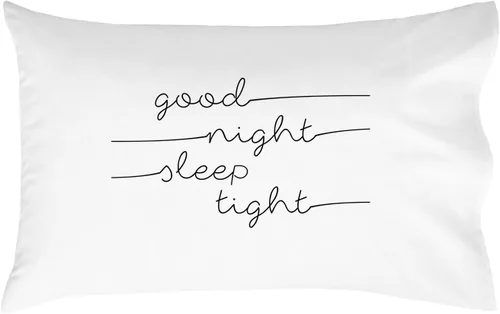 Miniatura 10 de Oh, Susannah funda para almohadón con inscripción "Good night sleep tight", Microfibra, Estándar