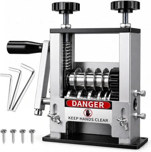 Miniatura 7 de Máquina peladora de alambres, desguace de 0.04 a 1 pulgada, herramienta peladora de alambre de doble accionamiento accionada por taladro/manivela