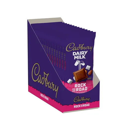Miniatura 2 de CADBURY DAIRY MILK Rock the Road - Barras de chocolate con leche, 3.5 onzas (14 unidades)