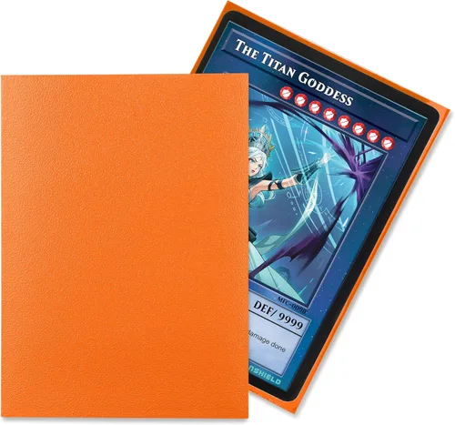 Miniatura 2 de TitanShield (150 mangas/naranja brasa) pequeño tamaño japonés fundas de cartas coleccionables protector de cubierta para Yu-Gi-Oh, Cardfight!