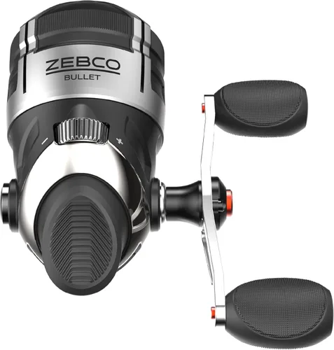 Zebco Bullet Spincast Fishing Reel, Durable All-Metal Construction, Solid-Brass Pinion Gear, Pre-Spooled with 10-Pound Zebco Fishing Line