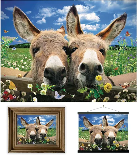 Miniatura 31 de Impresiones de arte de pared lenticular 3D LiveLife - El amor de un padre de Deluxebase. Póster 3D de león sin marco. Decoración de pared perfecta.