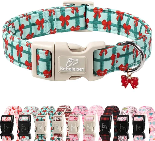 Miniatura 57 de Collar de otoño para perro, lindo collar de cachorro con hojas de otoño, ligero, cómodo, ajustable, para mascotas pequeñas, medianas y grandes