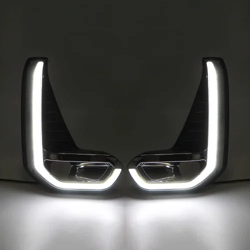 Miniatura 8 de Dreamseek Luz antiniebla LED DRL para Toyota Hilux Revo 2020 2021 2022 (8ª generación) Luz diurna frontal con señal de giro secuencial dinámica