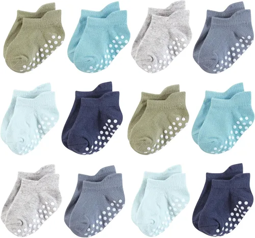 Miniatura 24 de Hudson Baby Calcetines antideslizantes unisex para bebé, Rosado Multi Girl