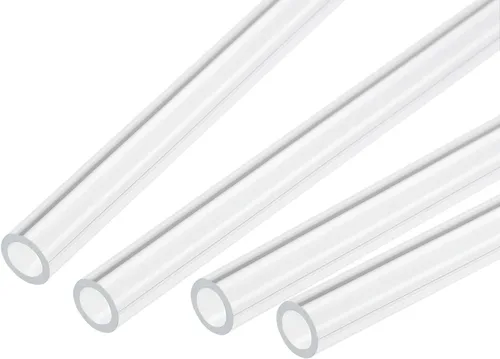 Miniatura 35 de MECCANIXITY Tubo Redondo Rígido Transparente de Acrílico 6mm (1/4") ID 8mm (5/16") OD 356mm para Lámparas y Linternas, Sistema de Refrigeración por