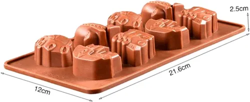 Miniatura 2 de Molde de silicona para coche 8 moldes de caramelo de silicona molde de chocolate s hornear molde de chocolate molde de chocolate moldes de silicona