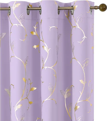 Miniatura 82 de BUHUA Cortinas Opacas de 63 Pulgadas de Largo, 2 Paneles con Aislamiento Térmico, Tratamiento de Ventana para Dormitorio, Cortinas Oscurecedoras