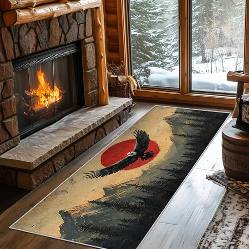 Miniatura 10 de J308 - Alfombra de pasillo con temática de playa de 2 x 4 pies, patrón de conchas marinas costeras, antideslizante, lavable, temática de playa