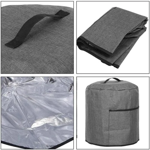 Miniatura 4 de Cubierta protectora para freidora de aire, cubierta protectora de viaje, fácil limpieza, a prueba de polvo, multifunción, para utensilios de cocina