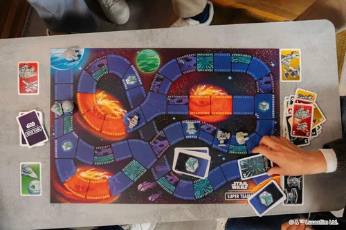 Miniatura 7 de Juego de mesa Star Wars Super Teams - Carrera de estrategia rápida a través de la galaxia, divertido para familias, niños y adultos, a partir de 7