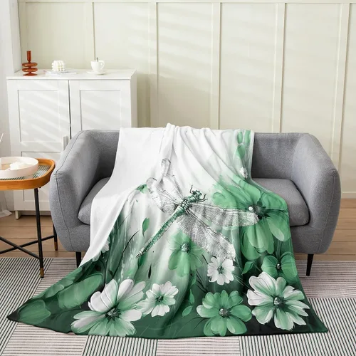 Miniatura 11 de Erosebridal Manta de abeja de 40 x 50 pulgadas, manta de sherpa cálida con estampado de animales 3D para sofá de cama, manta de microfibra suave