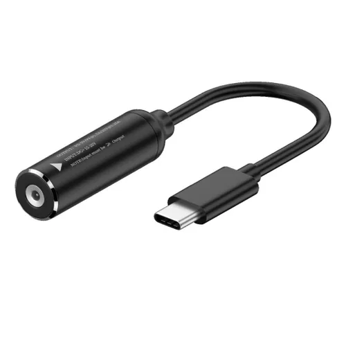 Miniatura 17 de chenyang Convertidor de alimentación CC a USB C, USB C macho a CC 0.138x0.051 in PD 65W 5V/9V/20V adaptador de cable de carga rápida