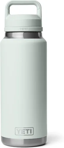 Miniatura 13 de YETI Rambler - Botella de 36 onzas, aislada al vacío, a prueba de fugas, de acero inoxidable con tapón para sorbos Aislamiento al vacío Azul marino