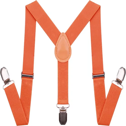 Miniatura 4 de AMPIL Pajarita con tirantes para niños pequeños, diseño elástico ajustable en Y con clips de metal fuertes para bodas, fiestas