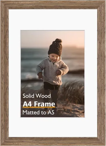 Miniatura 132 de KINLINK 3.5x5 Picture Frame, Ash Black Solid Wood Frame with Plexiglass for Table Top and Wall Mounting, Photo Frame for Horizontal or Vertical