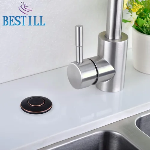 Miniatura 7 de BESTILL Kit de interruptor de aire de eliminación de basura en la parte superior del fregadero con doble salida, listado UL, bronce aceitado de 3.6