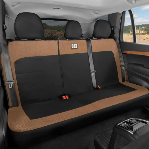 Miniatura 9 de Fundas de asiento para coches, camiones y SUV Cat MeshFlex – Fundas de asiento grises para asientos delanteros, protectores de asiento de camión