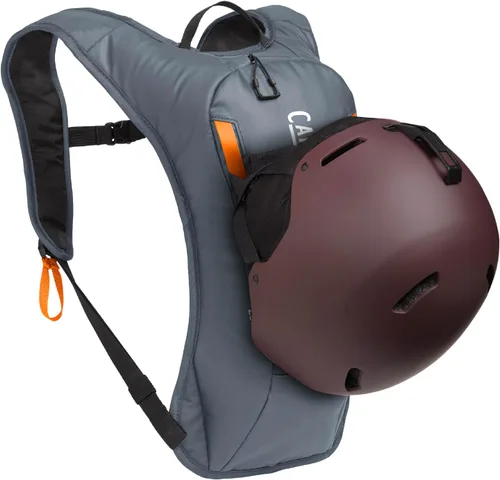 Miniatura 12 de CamelBak Zoid - Paquete de hidratación de nieve con depósito de 70 onzas, perfil bajo, para esquí y snowboard, gris/naranja 2.0